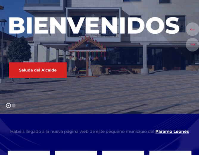 El Ayuntamiento de Villadangos del Páramo estrena su nueva página web, un espacio más accesible.